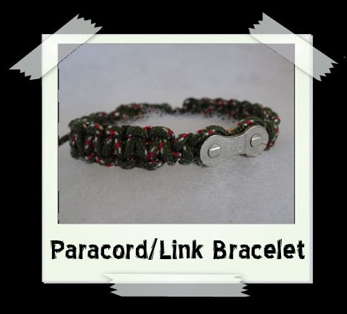 Paracord/Link Bracelet  Kahki