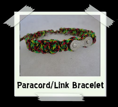 Paracord/Link Bracelet  Jamaica