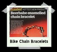 Enamelled Bicycle Chain Bracelets