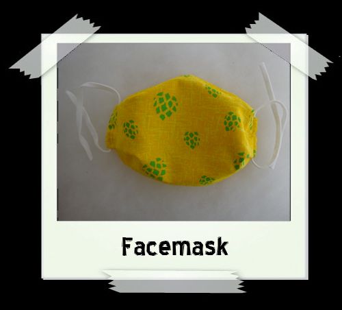 Yellow Hops Facemask