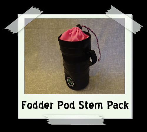 Fodder Pod Stem Pack - drawstring, pink