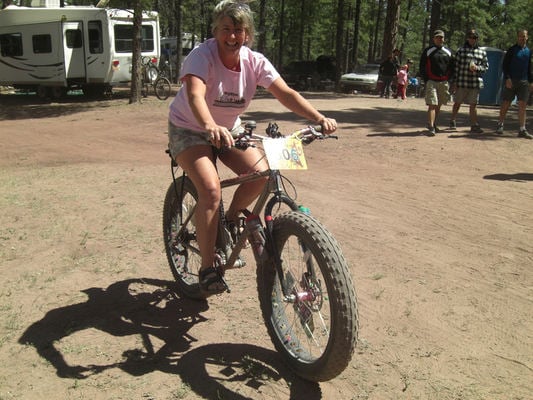 Beerbabe and the fatbike