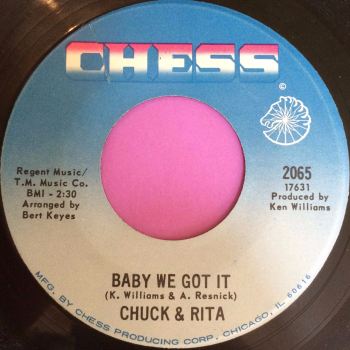 Chuck and Rita-Baby we got it-Chess E 
