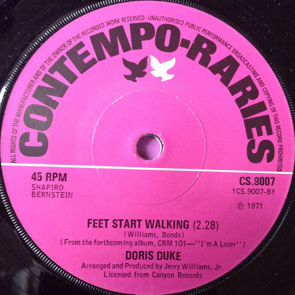 Doris Duke-Feet start walking-UK Contempo E+