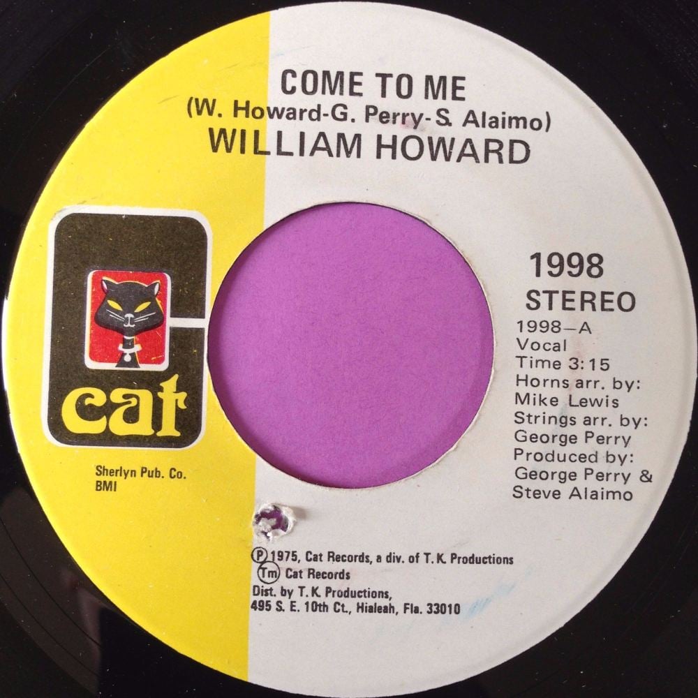 William Howard-Come to me-Cat E+