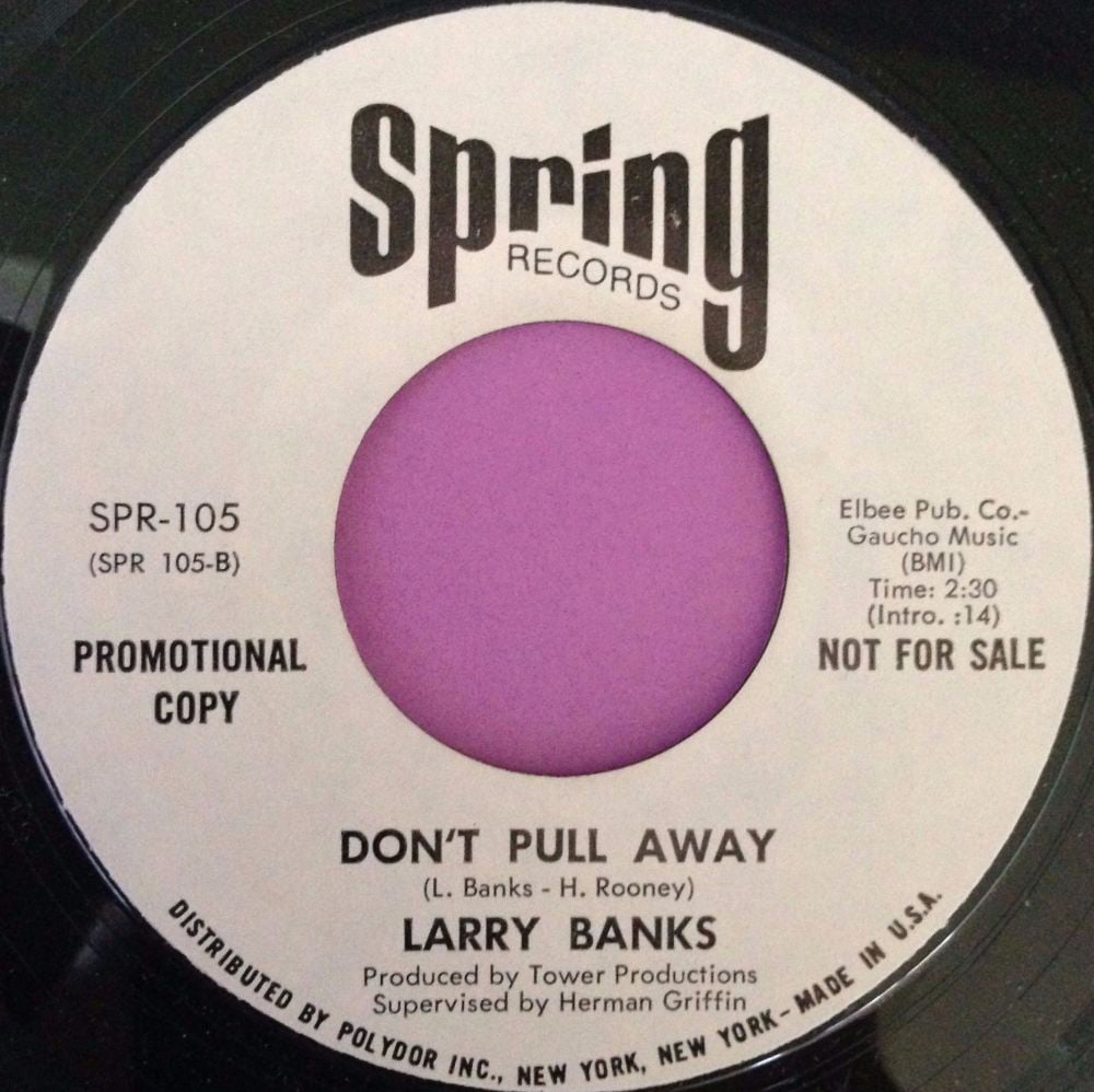 Larry Banks-Don`t pull away-Spring WD E+
