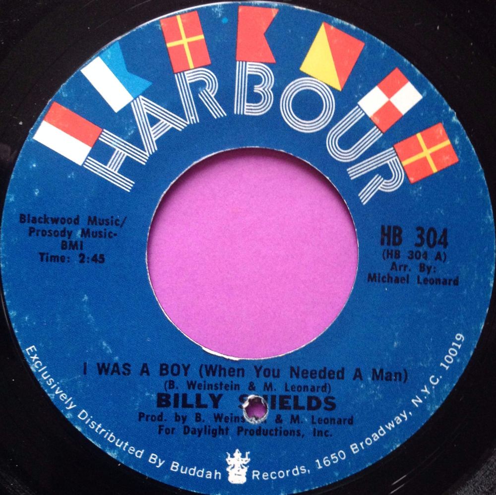 Billy Shields-I was a boy-Harbour E+