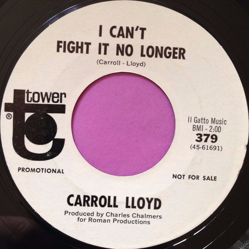 Carroll LLoyd-I can`t fight no longer-Tower E+