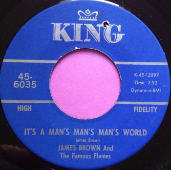 James Brown-It`s a man`s man`s world-King E+
