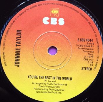 Johnnie Taylor-You`re the best in the world-CBS UK M-