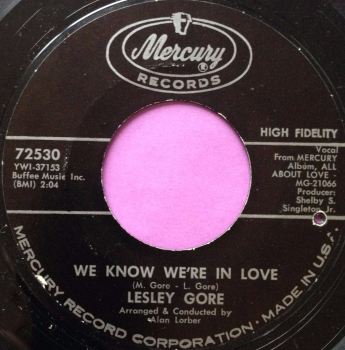 Lesley Gore- We know we're in love- Mercury E+