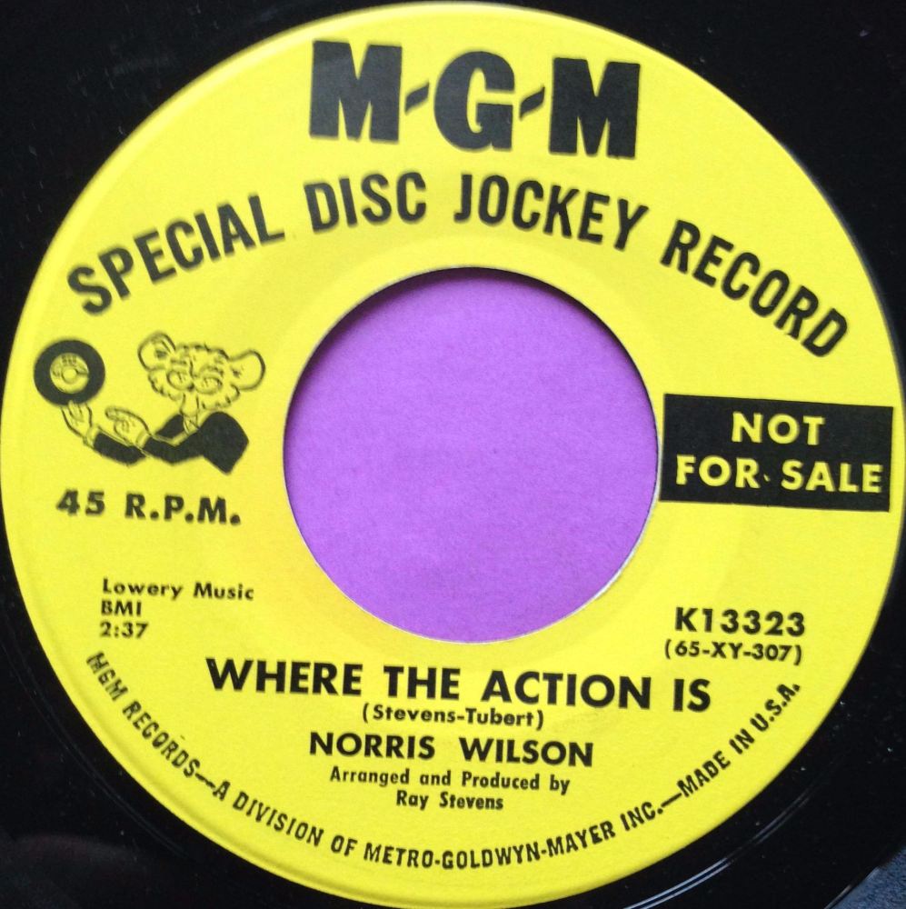 Norris Wilson-Where the action is-MGM demo M-