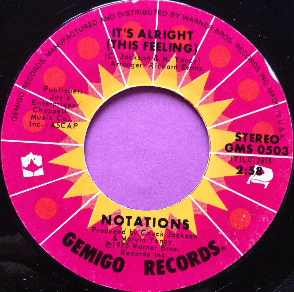 Notations - Iti's alright - Gemigo - E+