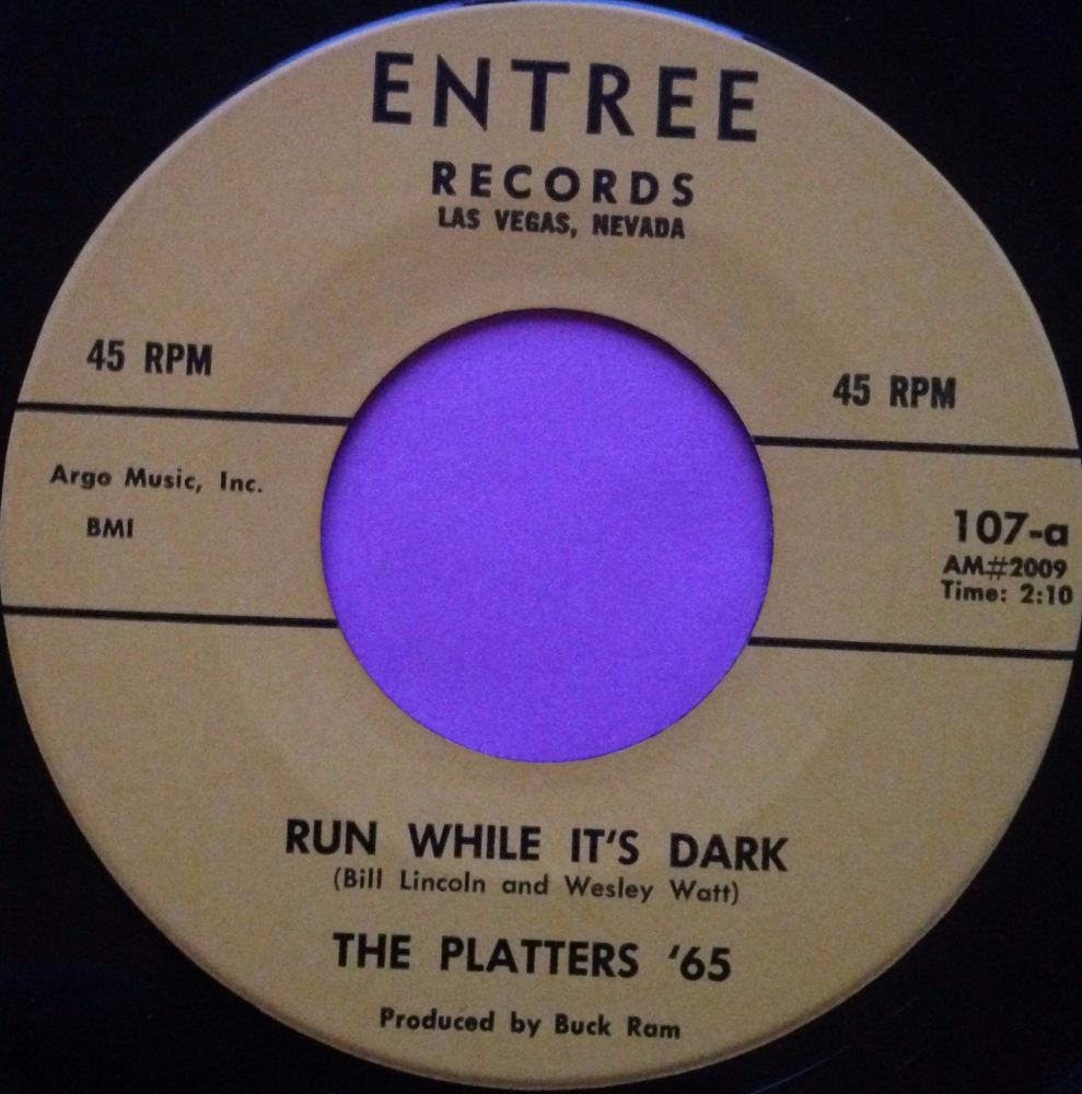Platters `65-Run while it`s dark-Entre E