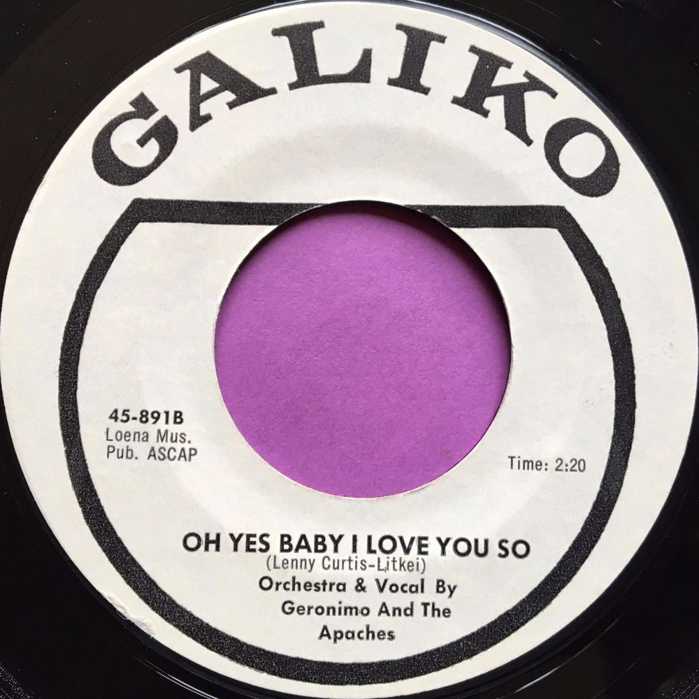 Geronimo and the Apaches-Oh yes baby I love you so-Galiko E