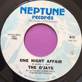 O'Jays-One night affair-Neptune E+