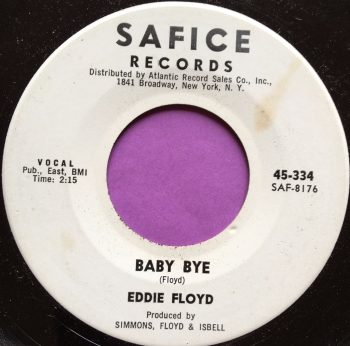 Eddie Floyd-Baby Bye-Safice WD E