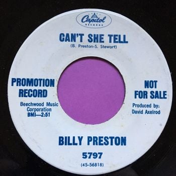 Billy Preston-Can't she tell-Capitol M-