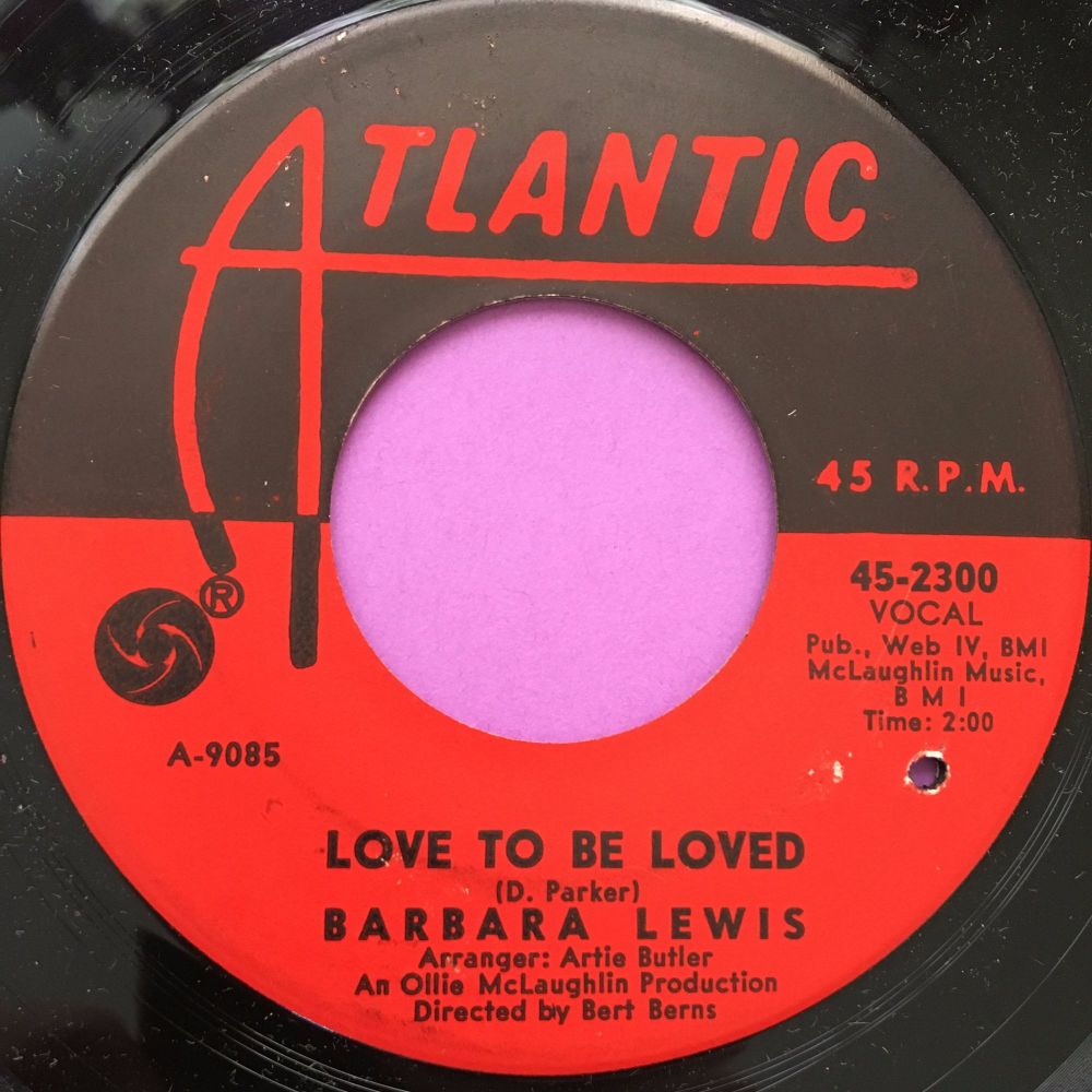 Barbara Lewis Love To Be Loved Atlantic M