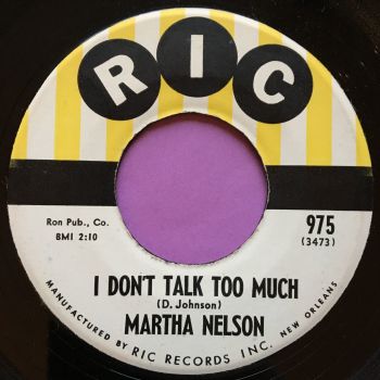 Martha Nelson-I don`t talk too much-Ric E+