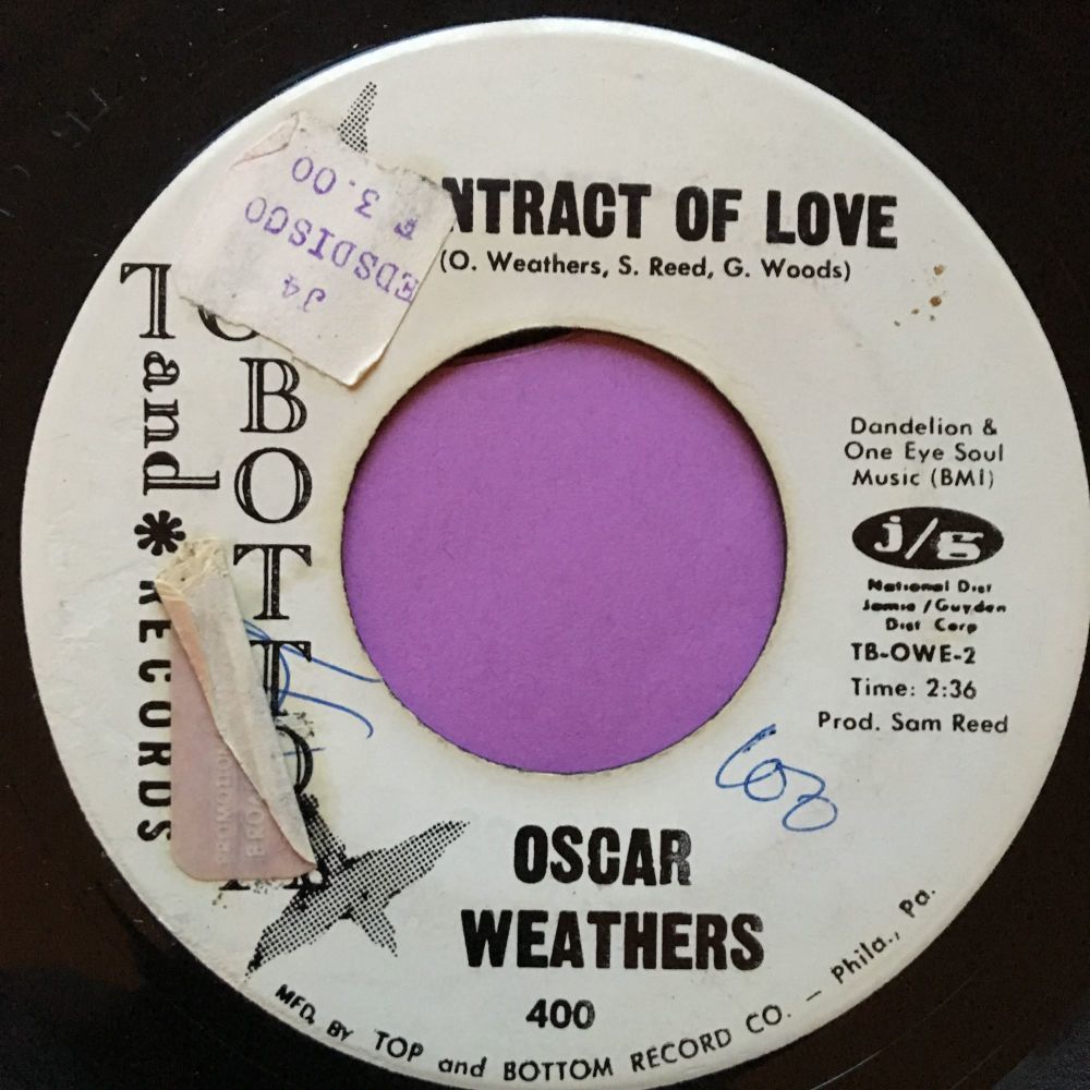 Oscar Weathers-Contract of love-Top and bottom WD stkr E+