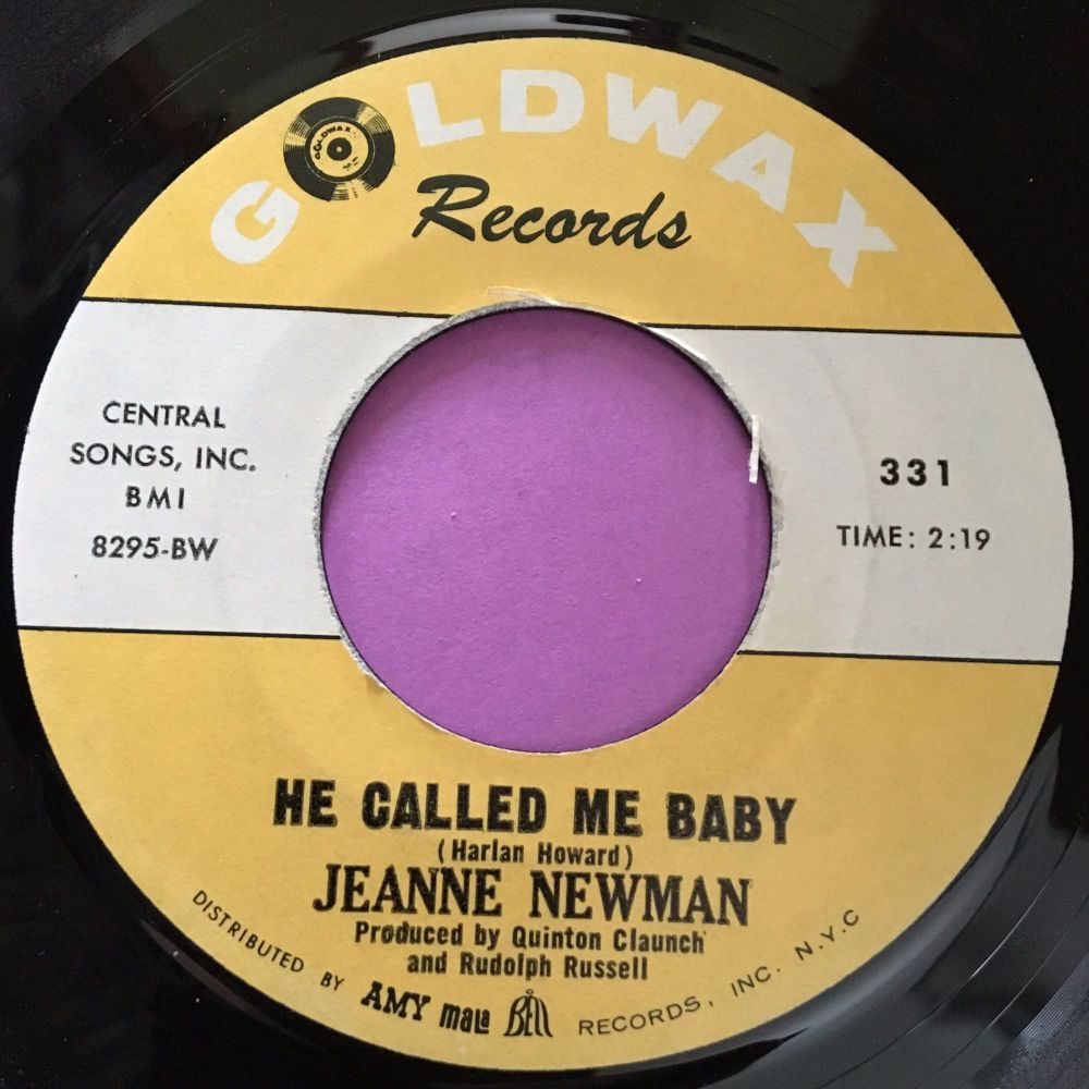 Jeanne Newman-He called me baby-Goldwax E+