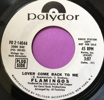 Flamingo's-Lover come back to me-Polydor WD M-