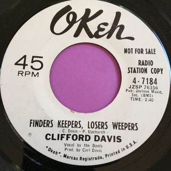 Clifford Davis-Finders weepers,losers weepers-Okeh WD M-