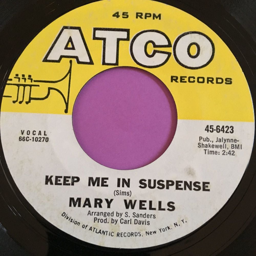 Mary Wells-Keep me in suspense-Atco E+