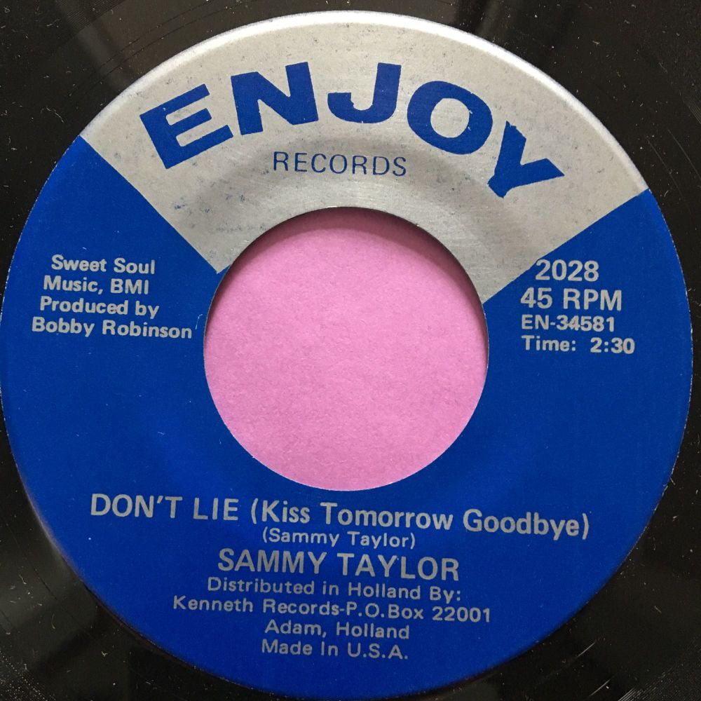 Sammy Taylor-Don't lie (Kiss tomorrow goodbye)-Enjoy M-