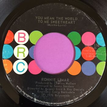 Ronnie Limar-You mean the world to me sweetheart-BRC E