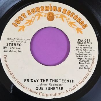 Que Sunryse-Friday the thirteenth-Just sunshine E+