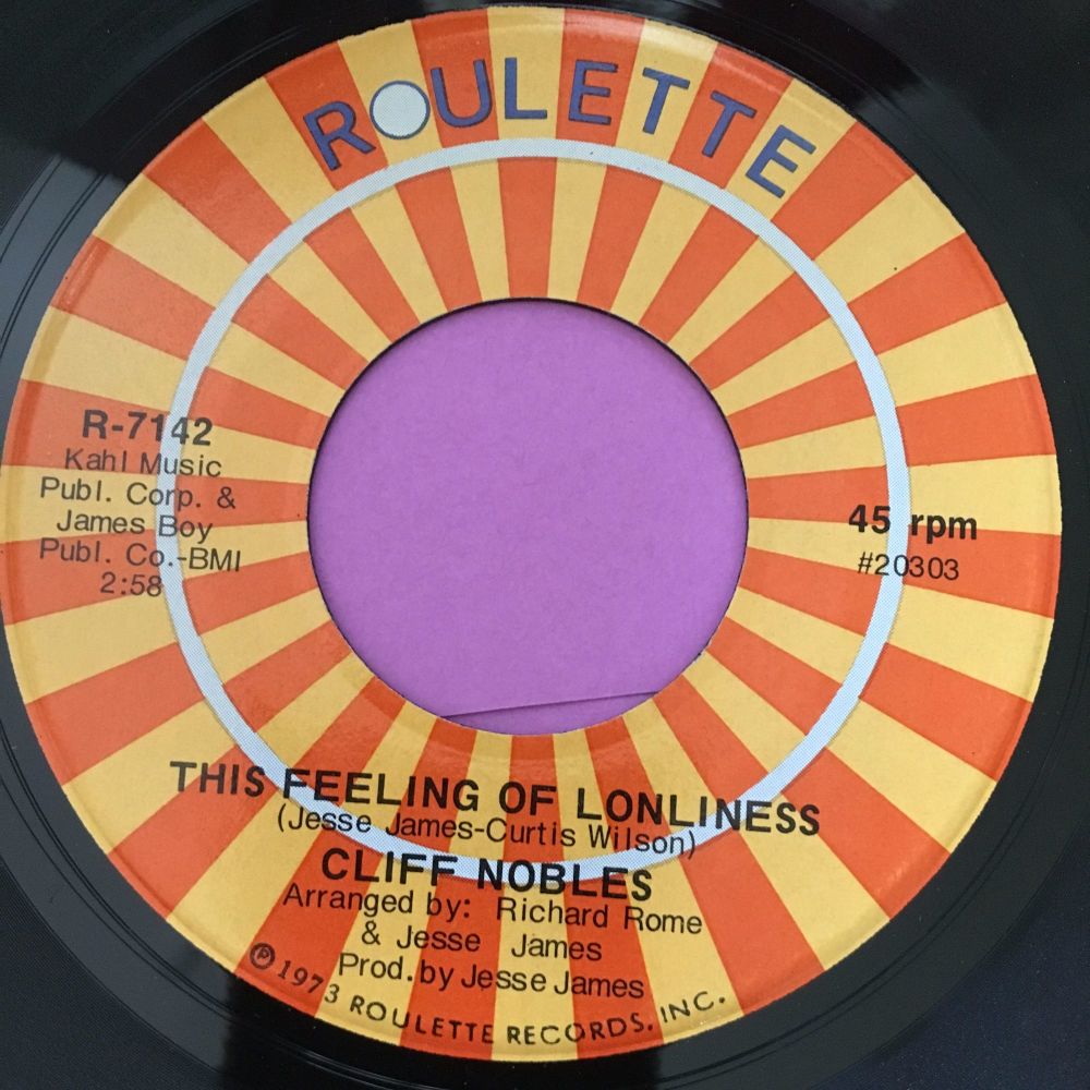 Cliff Nobles-This feeling of loneliness-Roulette E+
