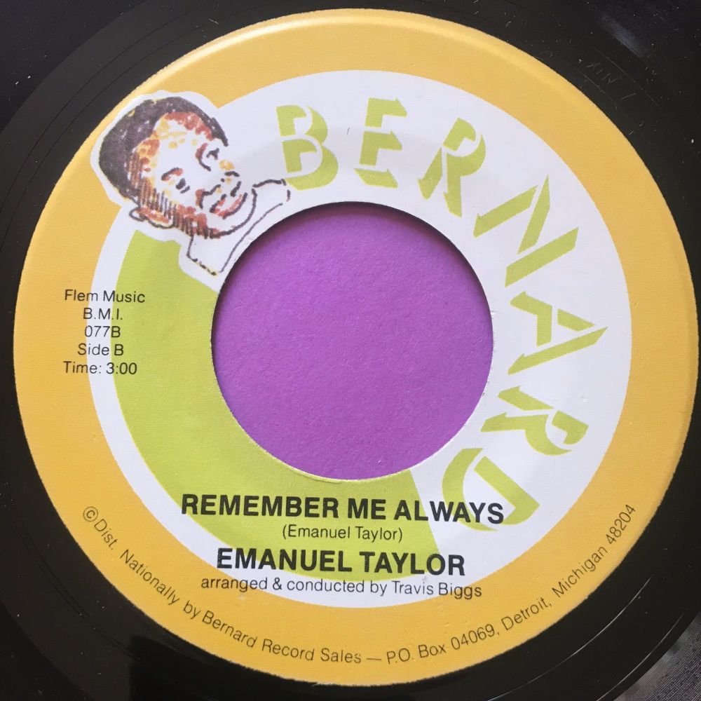 Emanuel Taylor-Remember me always-Bernard E+