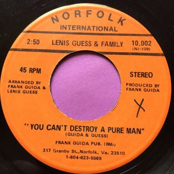 Lenis Guess-You can't destroy a good man-Norfolk E+