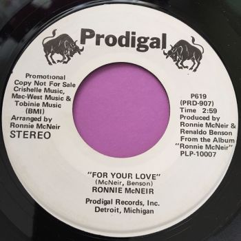 Ronnie McNeir-For your love-prodigal WD M-