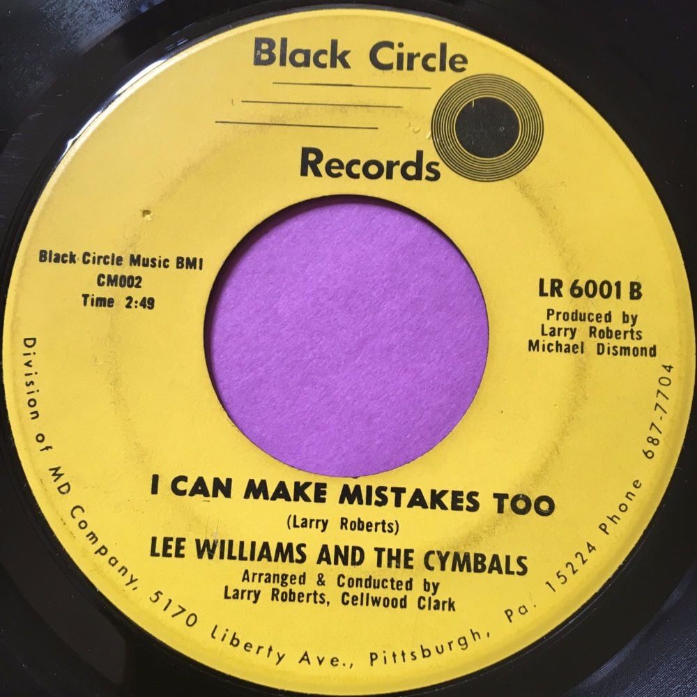 Lee Williams-I can mistakes too-Black circle E