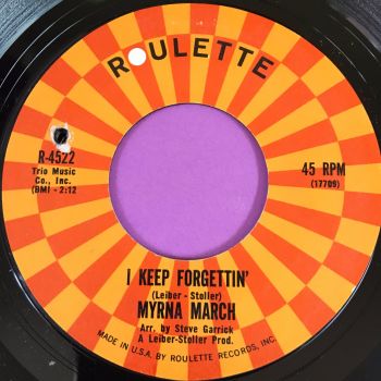 Myrna March-I keep forgetting-Roulette E+