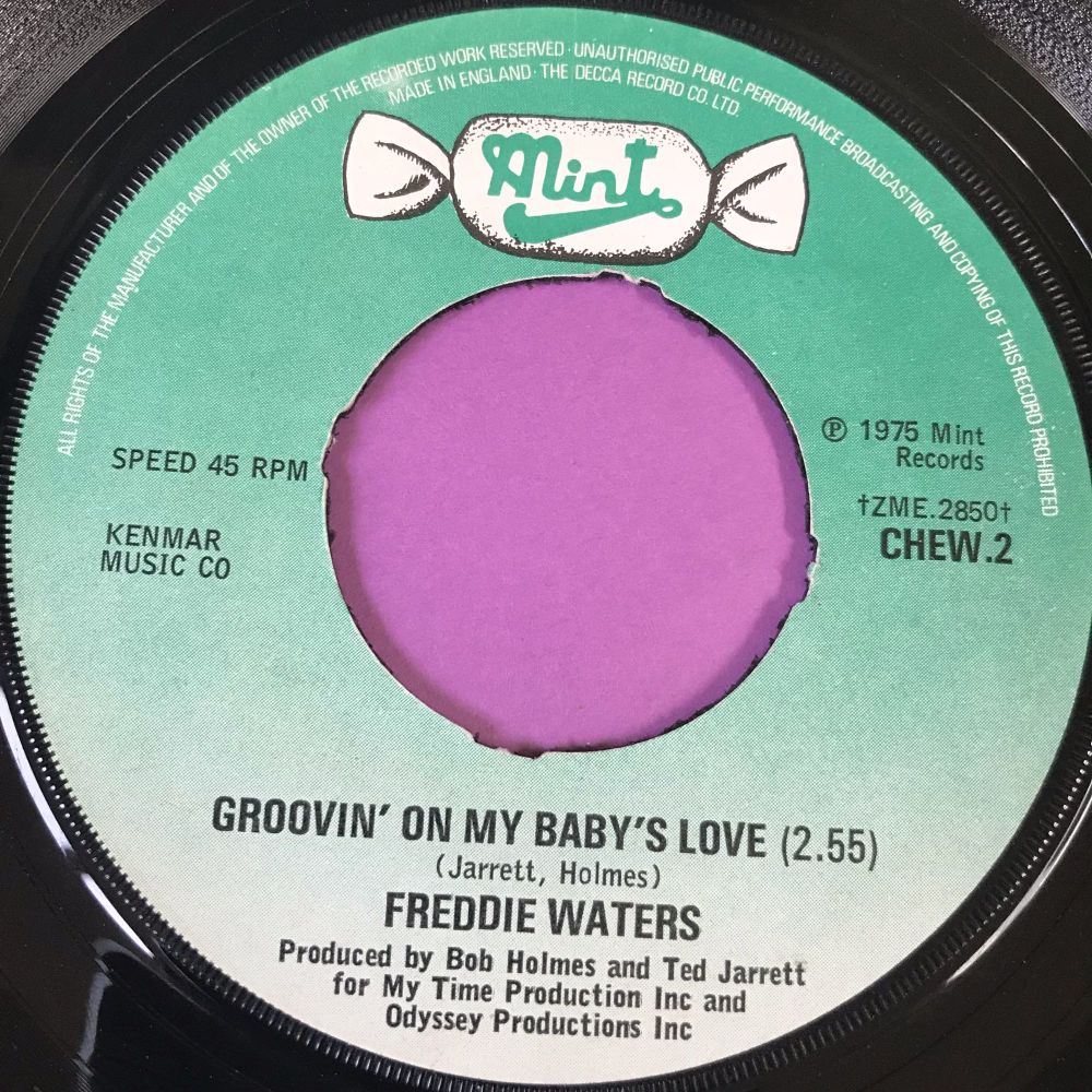 Freddie Waters-Groovin' on my baby's love-Mint E