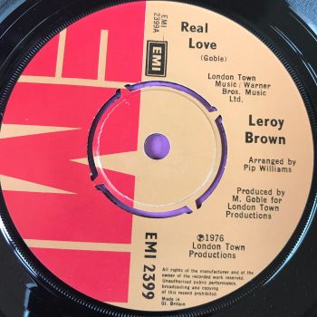 Leroy Brown-Real love-UK EMI E+
