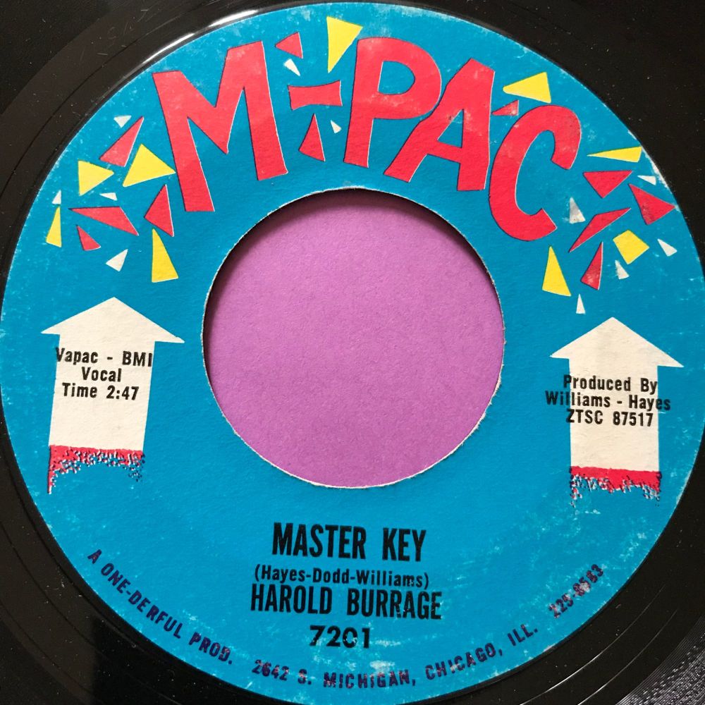 Harold Burrage-Master key-M-Pac E+