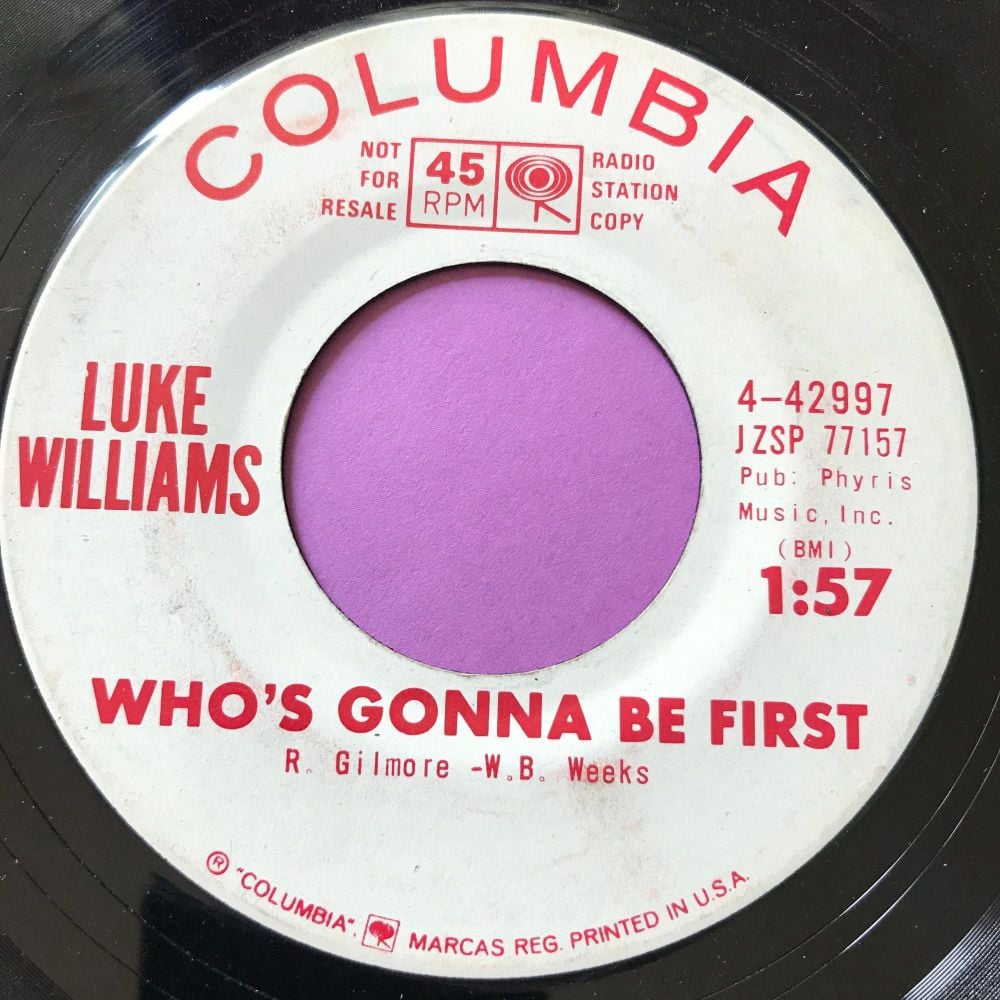Luke Williams-Who's gonna be first-Columbia E
