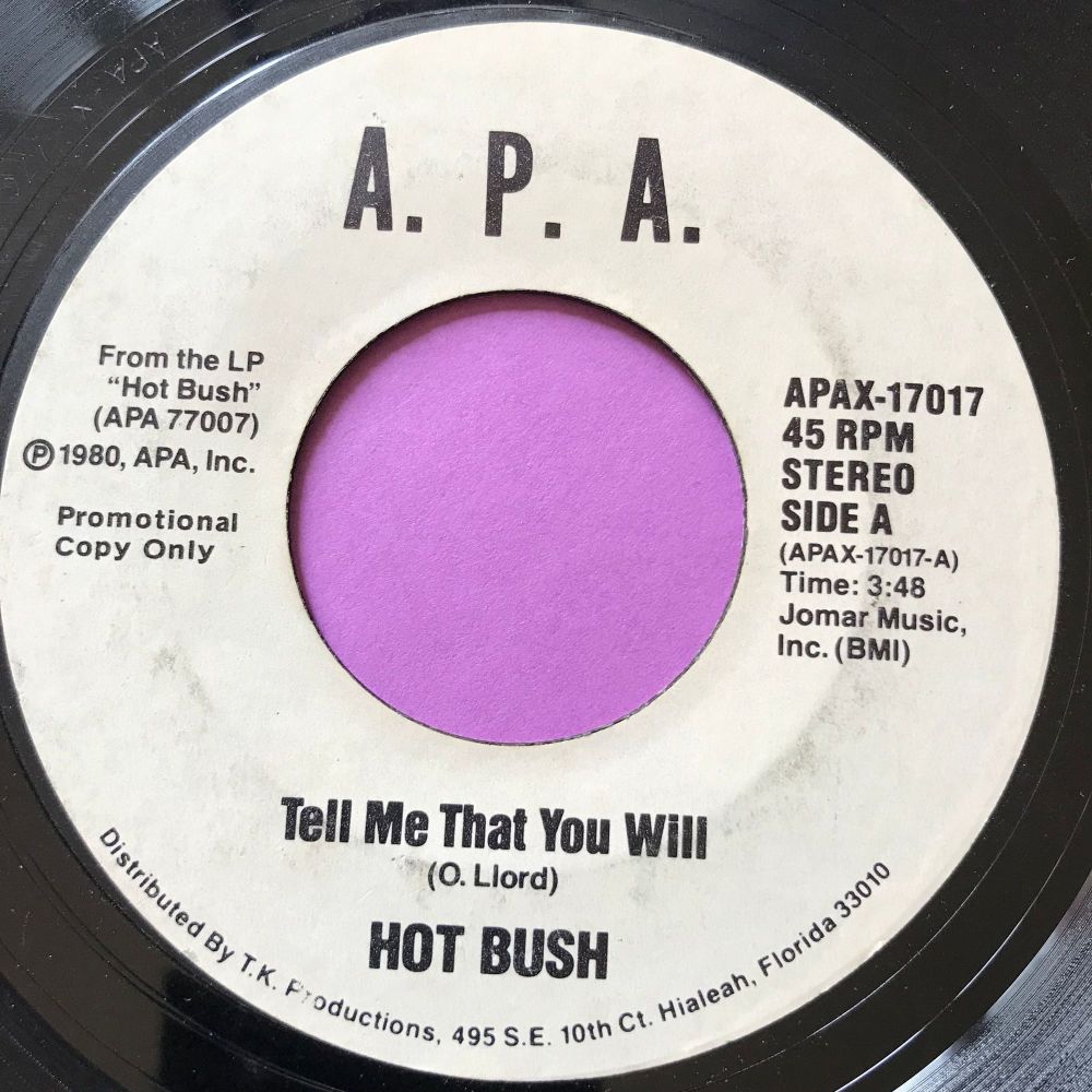 Hot Bush-Tell me that you will-APA WD E
