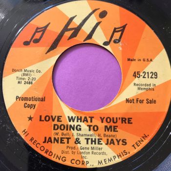 Janet & The Jays-Love what you're doing to me-Hi Demo E