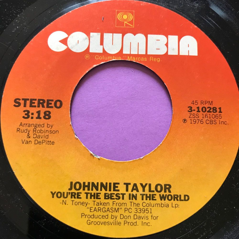 Johnnie Taylor-You're the best in the world-Columbia E+