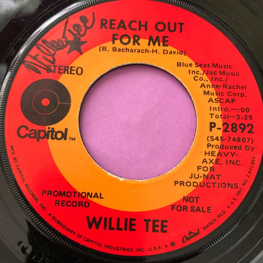 Willie Tee-Reach out for me-Capitol E