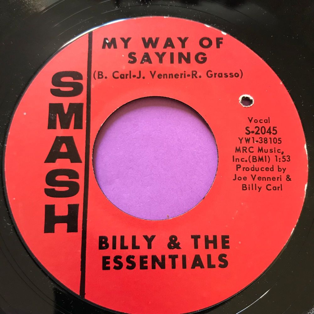 Billy & Essentials-My way of saying-Smash E+