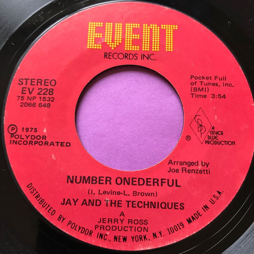 Jay and the Techniques-Number onderful-Event E+
