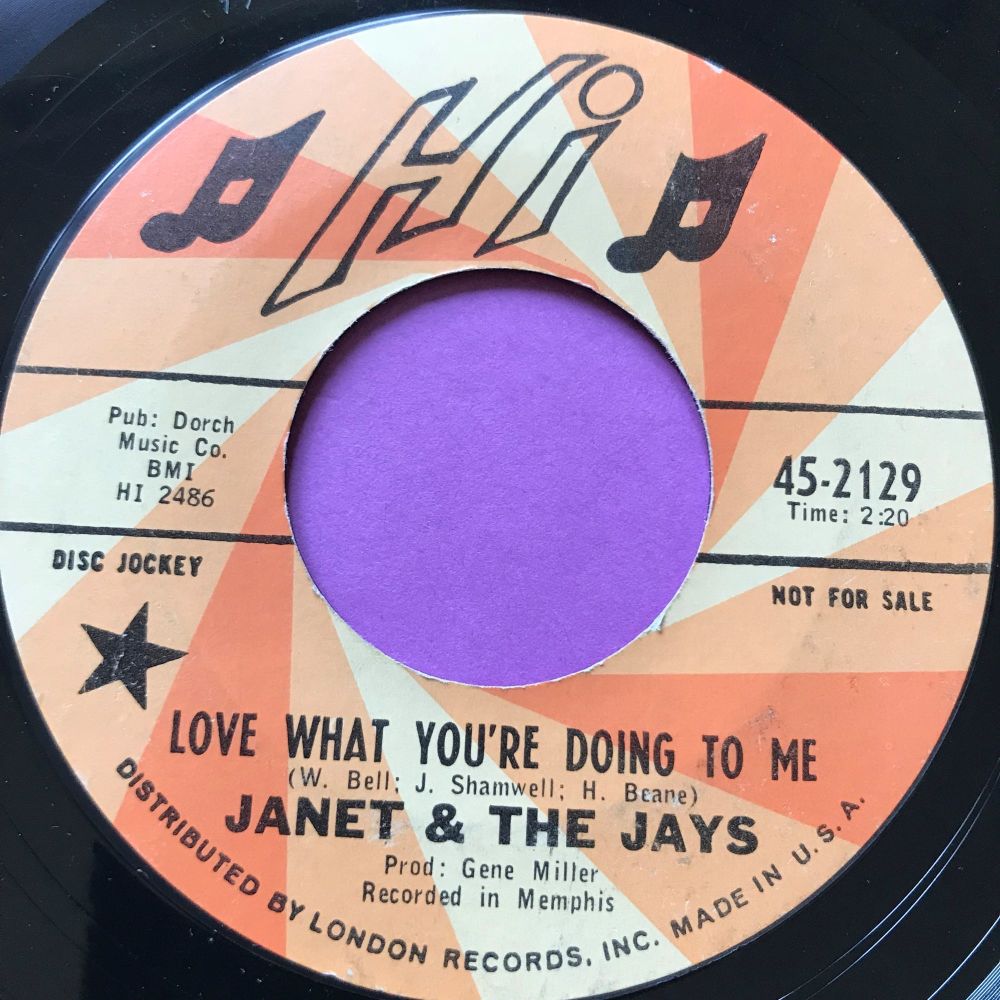 Janet & The Jays-Love what you're doing to me-Hi Demo E+