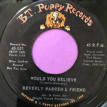 Beverly Warren-Would you believe-B.T Puppy E+